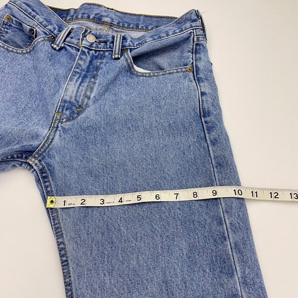 Levi's 505™ Straight Regular Fit Denim Jeans Men's 30x30 - Picture 14 of 15